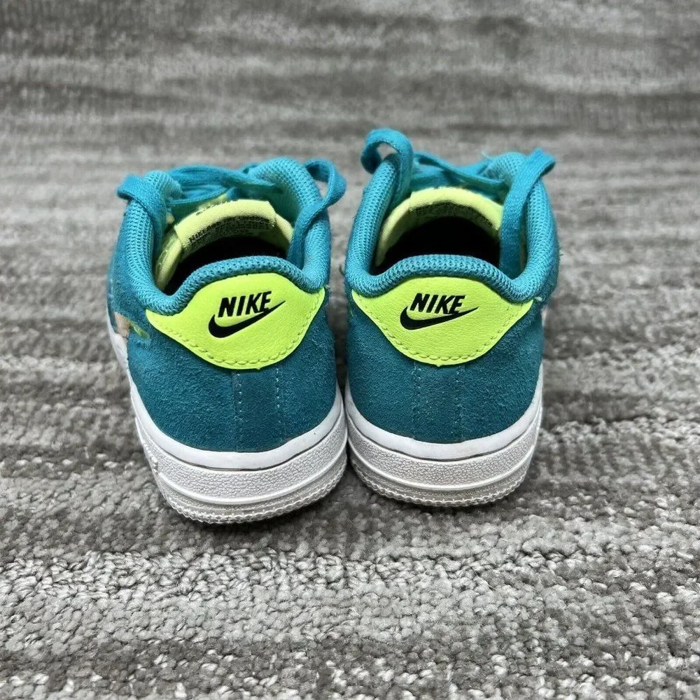 Nike Air Force 1 LV8 TD oracle blue ghost green Size 10C sneaker CJ4112 300